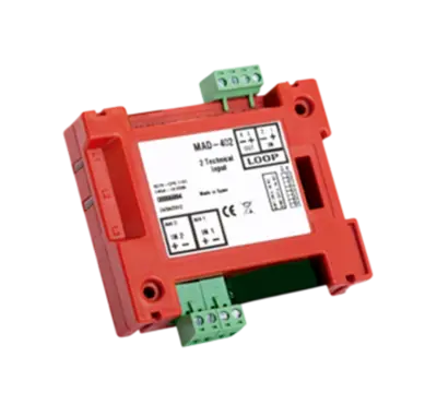 MAD-402 Adresabilni modul sa 2 nadzirana tehnička ulaza 0