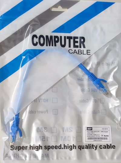 DGT Flow CAT6 patch kabal 0.25m 0